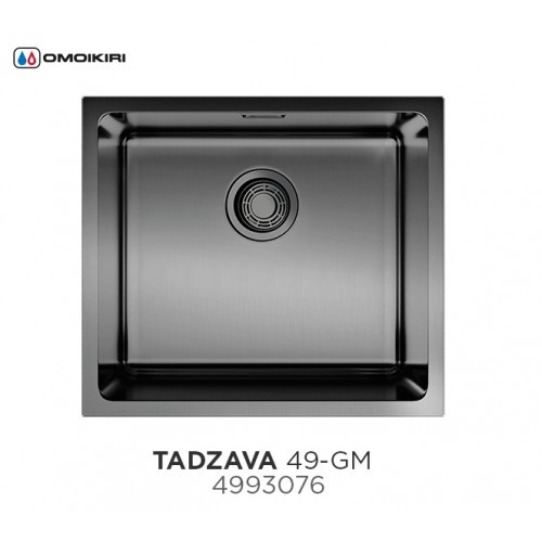 Omoikiri Tadzava 49-U-IN 4993074 кухонная мойка нержавеющая сталь 49х44см