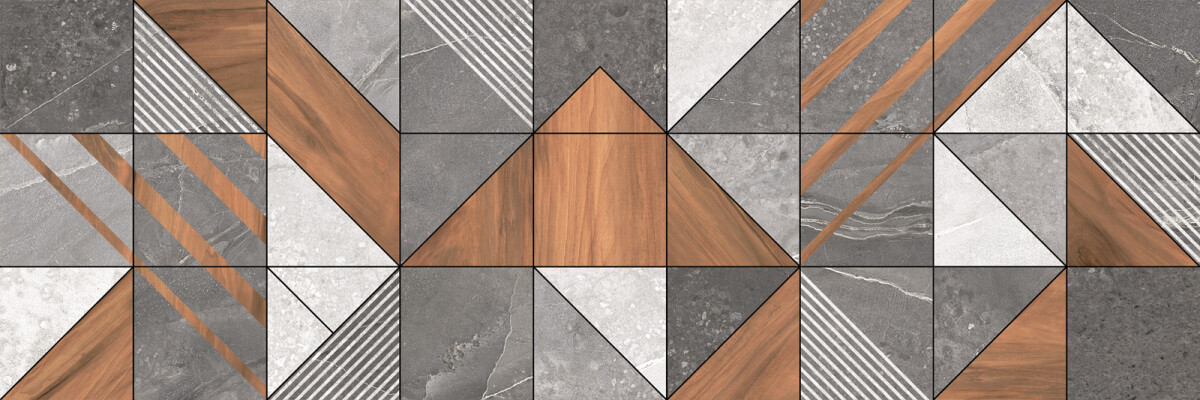 Delacora Kioto Triangle Керамическая плитка настенная 300 x 900 x 10.5 WT93KIT55