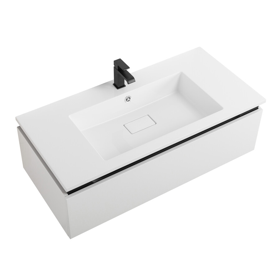 CEZARES SLIDER-1000-1C-SO-BO База под раковину подвесная с одним выкатным ящиком 996x476x299 мм