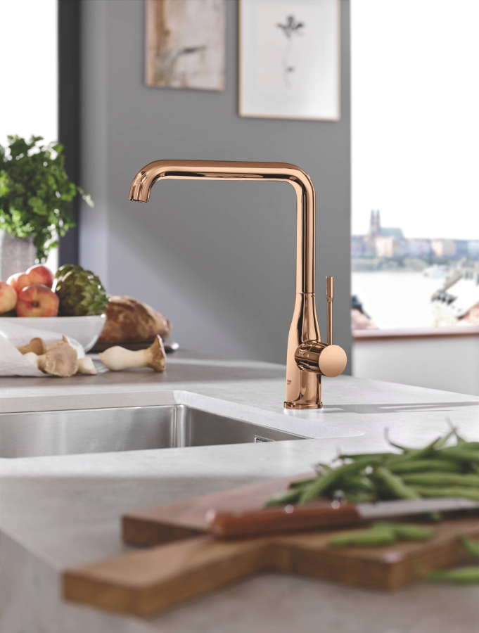 Grohe Essence New 30269DA0 смеситель для кухни тёплый закат глянец