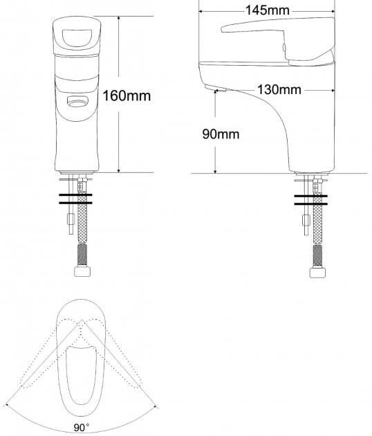 Rozzy Jenori Boss Z077-1 смеситель для раковины