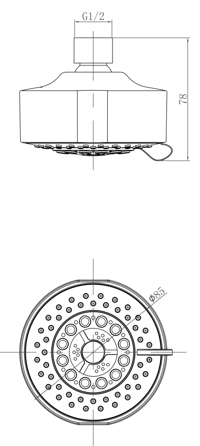 Lemark душевая лейка LM8041C