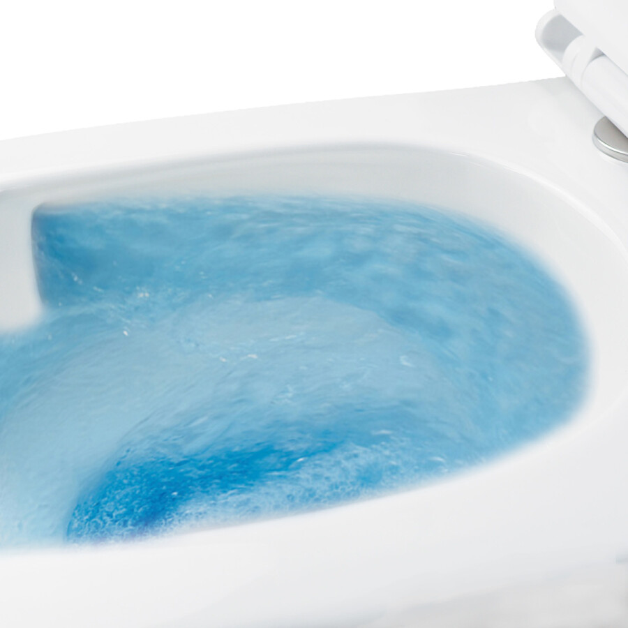 Унитаз подвесной Azario Songo 360х520х365 безободковый, система смыва "Скрытое Торнадо", с быстросъемным сиденьем "Микролифт" AZ-5180T-WHT