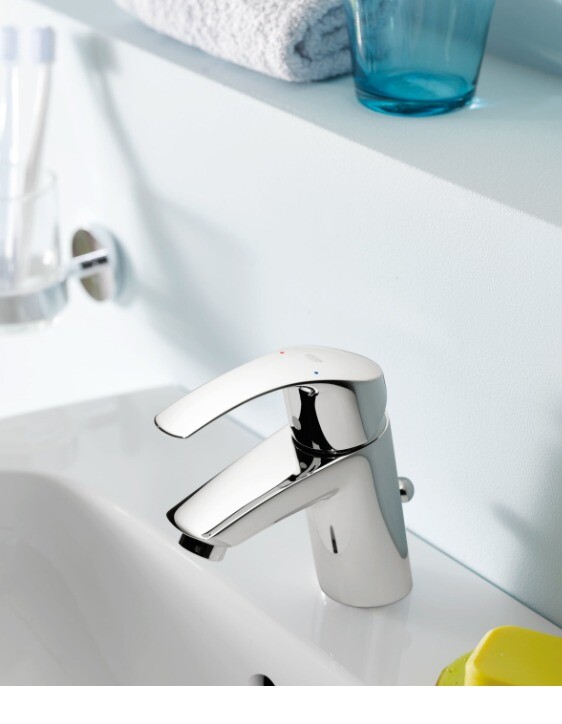 Grohe Eurosmart New 33188002 смеситель для раковины с цепочкой 35 мм