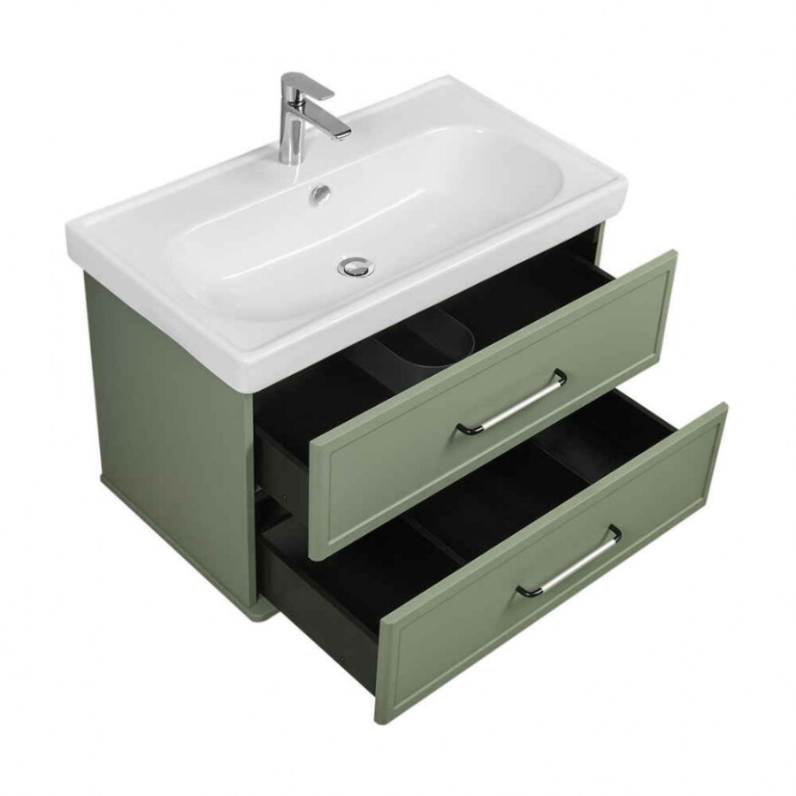 Тумба под раковину AQUATON Нео-Классика 65 2 ящика, кипарис 1A290101NC5E0