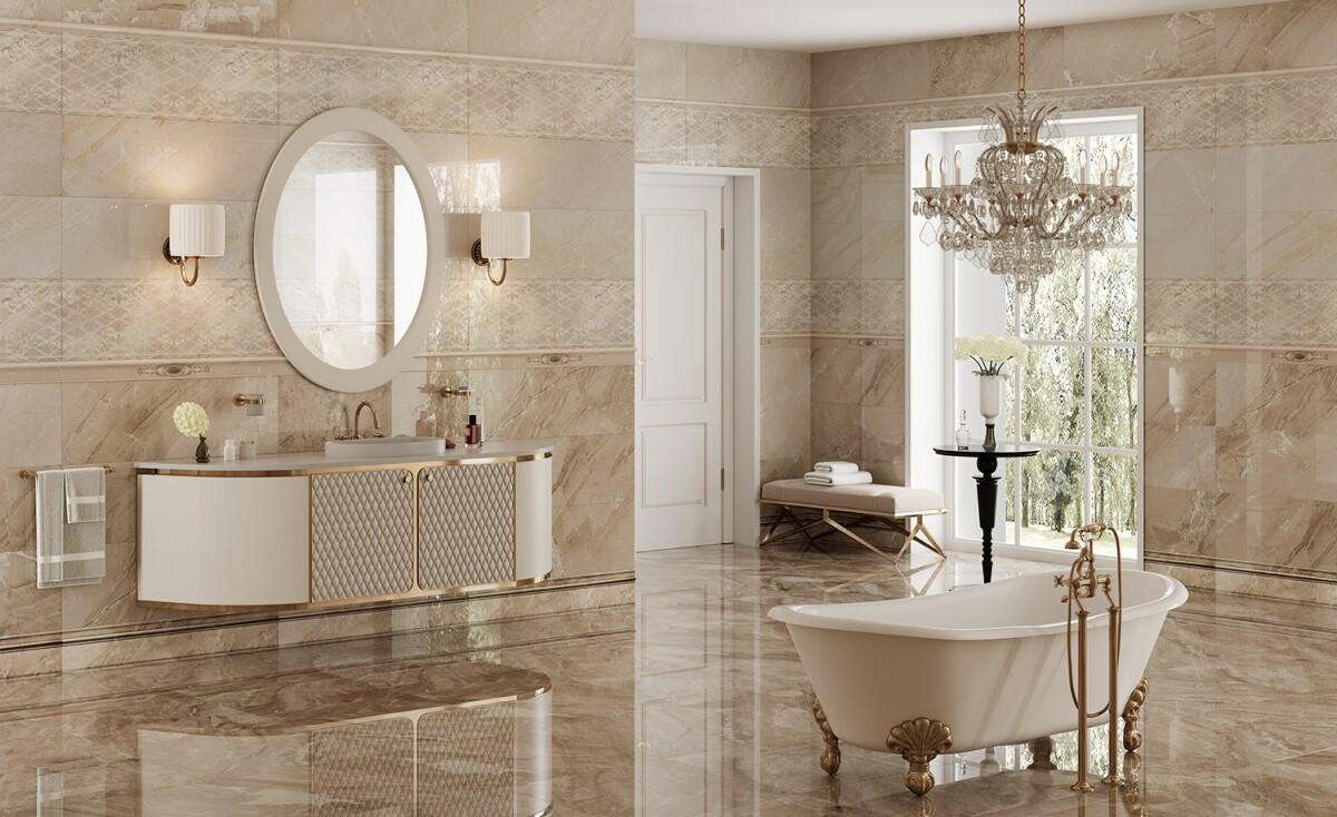 Плитка настенная 620 ECP1BG Eclipse Light Beige 29,5х89,5