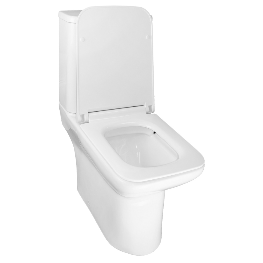 Azario Glory унитаз напольный безободковый, быстросъемное сиденье микролифт AZ-49