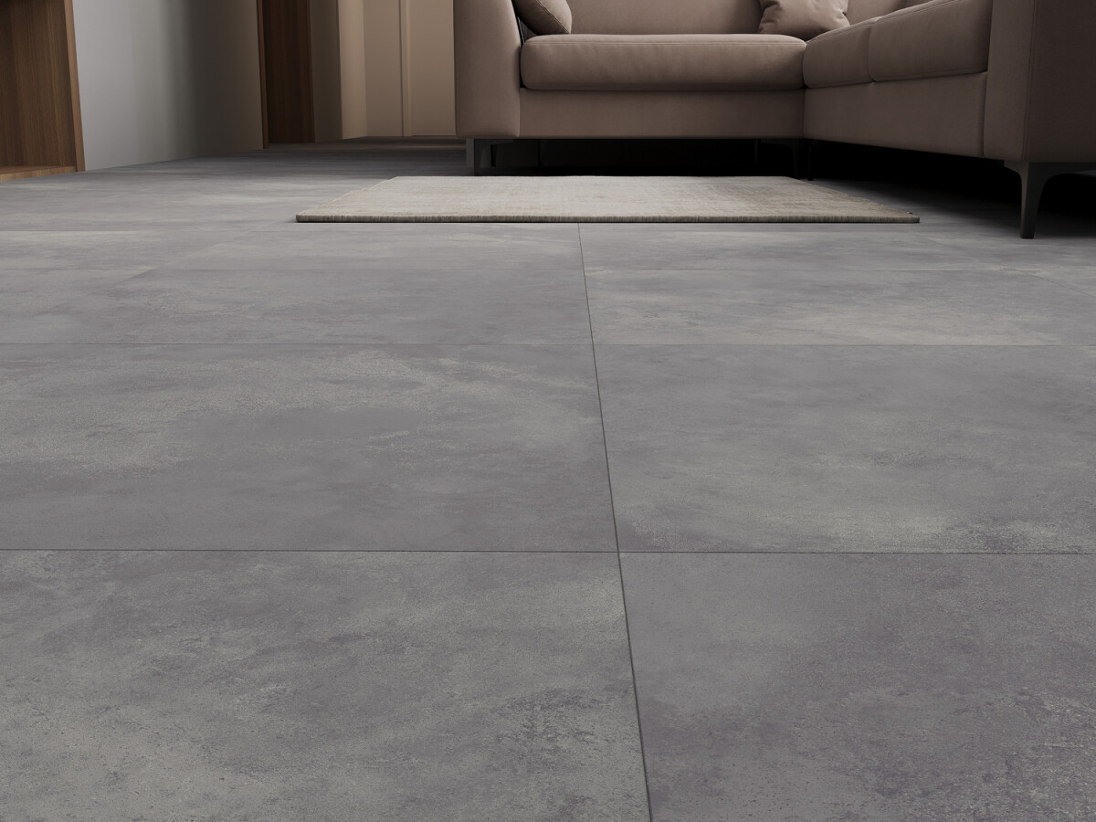 Керамогранит Cersanit Studio серый ректификат рельеф 59,8x59,8 A17978