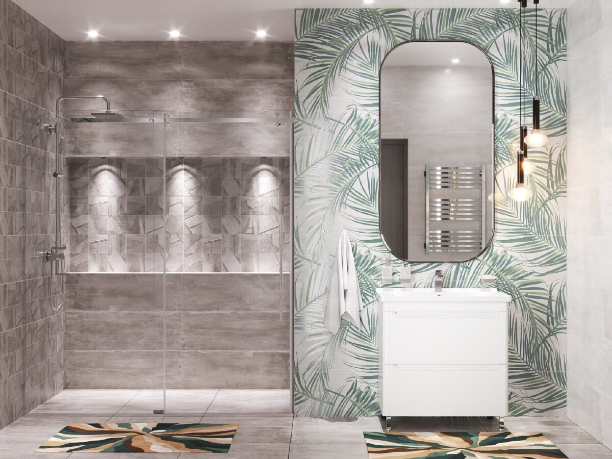 Керамическая плитка Cube Ceramica Craft Flory #2 30*90 УТ000084534