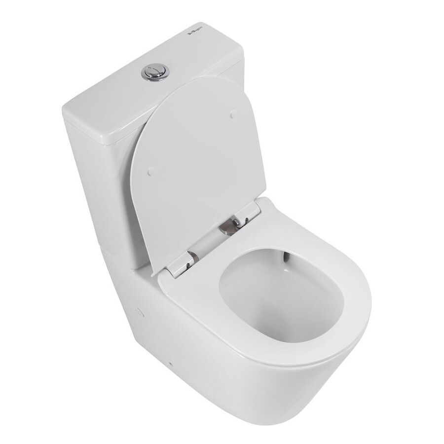 Унитаз-компакт безободковый BelBagno FLAY-TOR BB2149CP-TOR BB2149T
