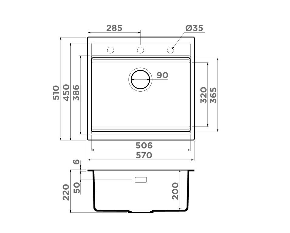 Omoikiri KITAGAWA 57 мойка кухонная зеленый 4993319