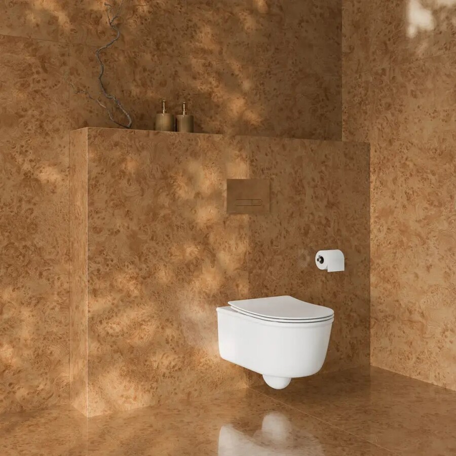Керамический гранит Kerama Marazzi Прованс Вердон Коричневый лаппатированный обрезной 80x160x0,9 KM8016G0162R