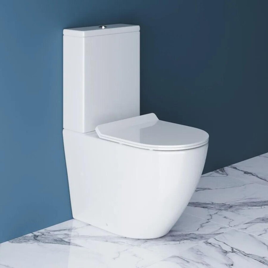 Унитаз-компакт безободковый BelBagno SFERA-R BB2141CPR/SC BB2141T