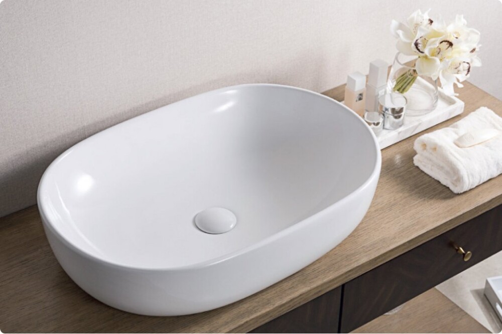 BelBagno BB1084 раковина накладная 60 см белая