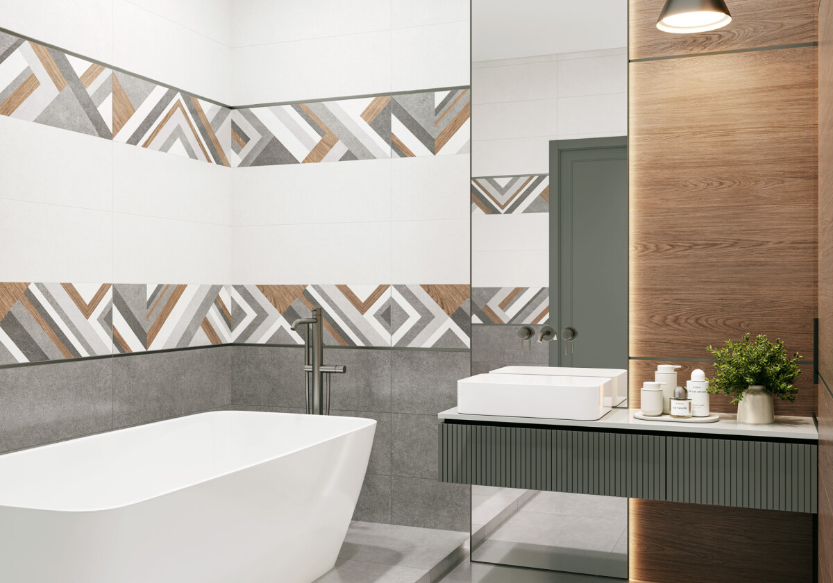 Alma Ceramica Stereo Керамическая плитка настенная 300 x 900 x 8.5 TWU3090STO40R