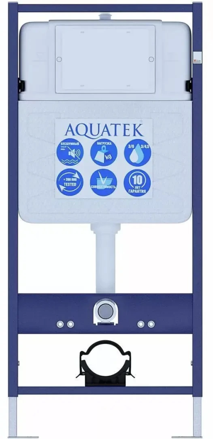 Aquatek Set Оберон Т инсталляция с подвесным унитазом AQ-1365T-00 и сиденьем-микролифт