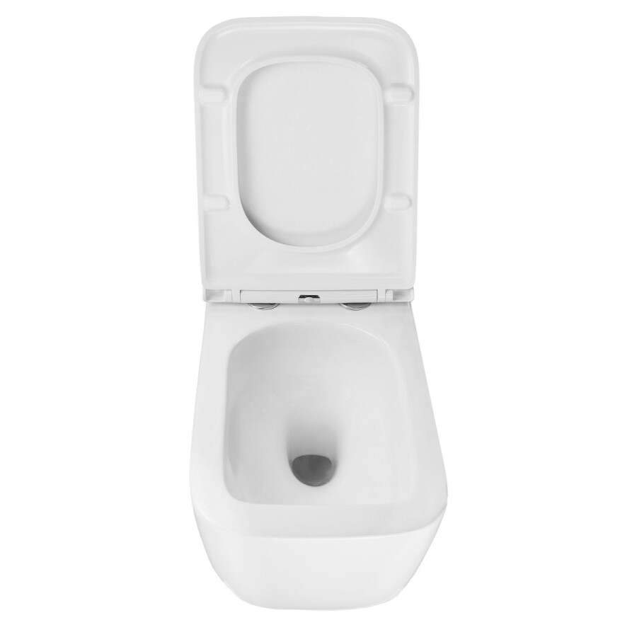 Унитаз подвесной Azario Vater 360х520х350 безободковый, система смыва "Скрытое Торнадо", с быстросъемным сиденьем "Микролифт" AZ-5104T-WHT