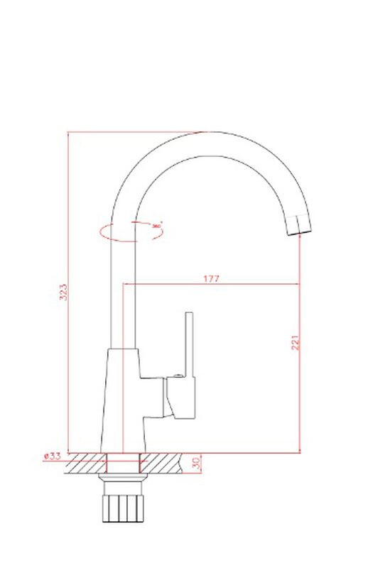 Haiba смеситель для кухни HB70074