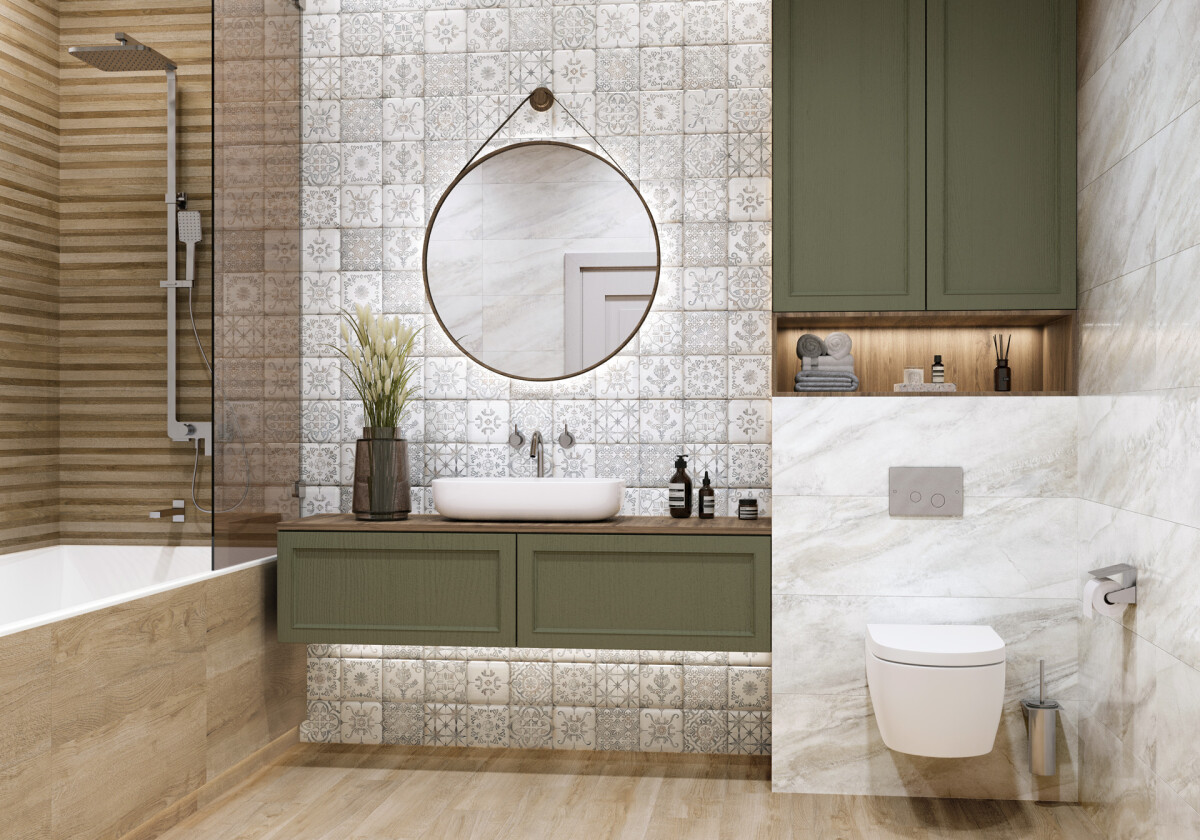 Delacora Maiolica Color Керамическая плитка настенная 300 x 900 x 10.5 WT93LCA55