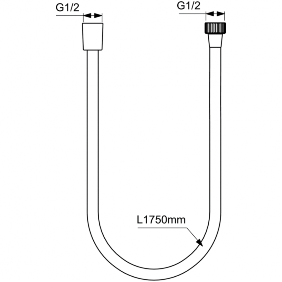 Ideal Standard душевой шланг 175 см A4109XG