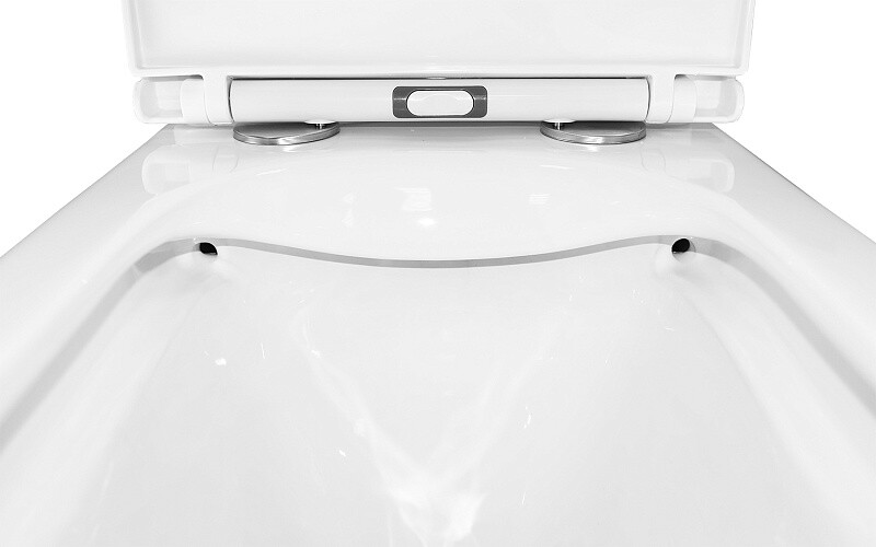 Azario Quadro унитаз-компакт напольный с сиденьем дюропласт AZ-2175-1