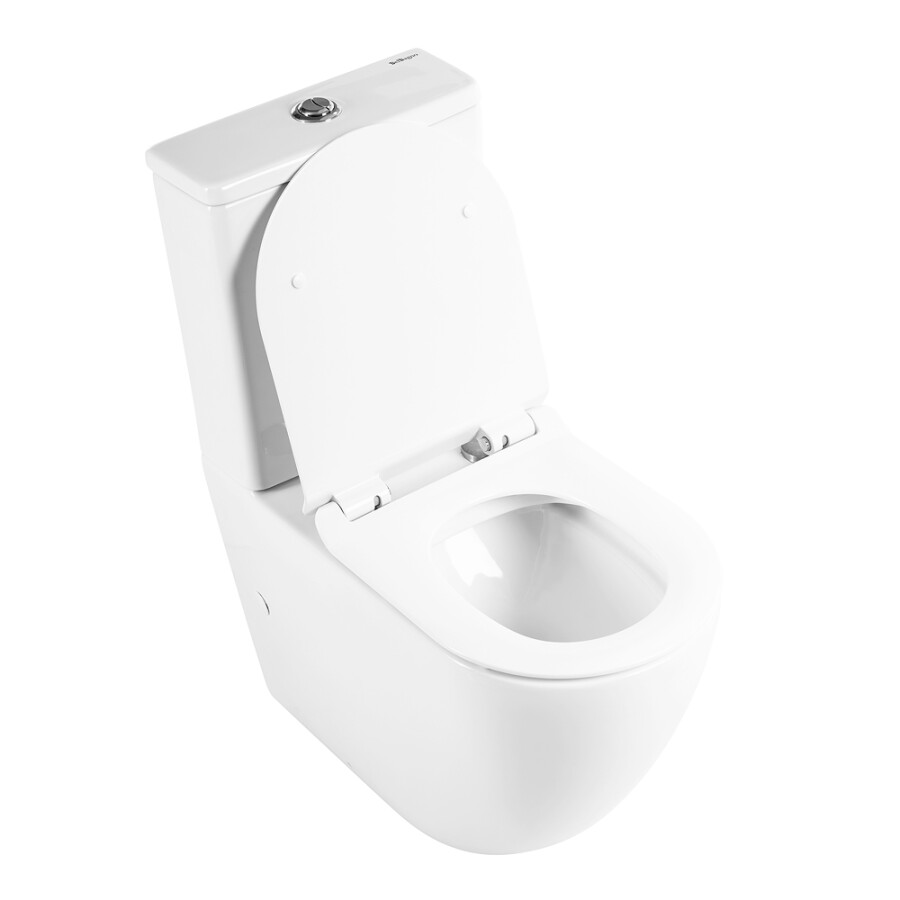 Унитаз-компакт безободковый BelBagno SFERA-R BB2141CPR/SC BB2141T