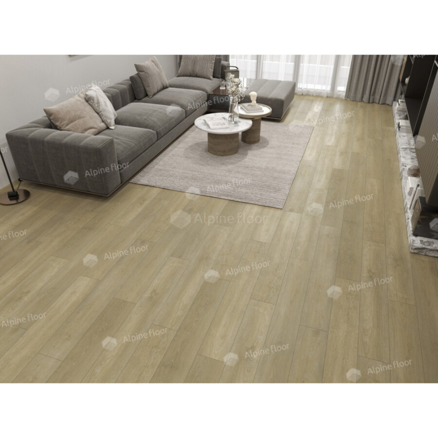 Alpine Floor Easy Line Кварцвиниловая плитка LVT Дуб Скандинавия ECO 3-36 1219.2 х 184.15 х 3 mm