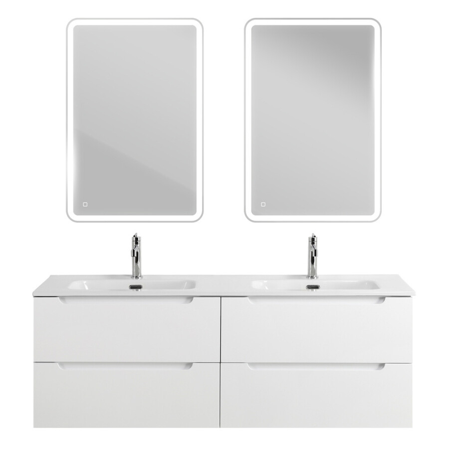 BelBagno ETNA-1400-4C-SO-2-BL Тумба с раковиной BB1400-2-ETL Bianco Lucido