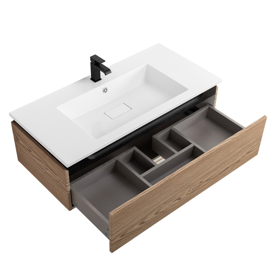 CEZARES SLIDER-1000-1C-SO-RT-P База под раковину подвесная с одним выкатным ящиком 996x476x299 мм