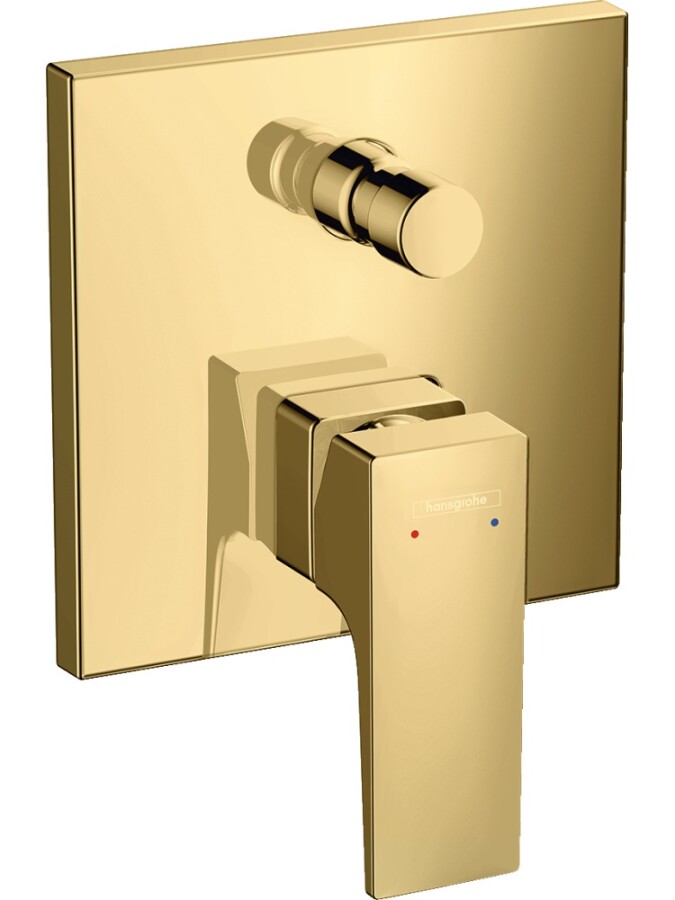Hansgrohe 32545990S Set HG Metropol смеситель для ванны (32545990+01800180) полированное золото