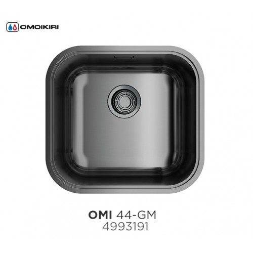 Omoikiri Omi 49-U-IN 4993066 кухонная мойка нержавеющая сталь 49.5х44.5 см