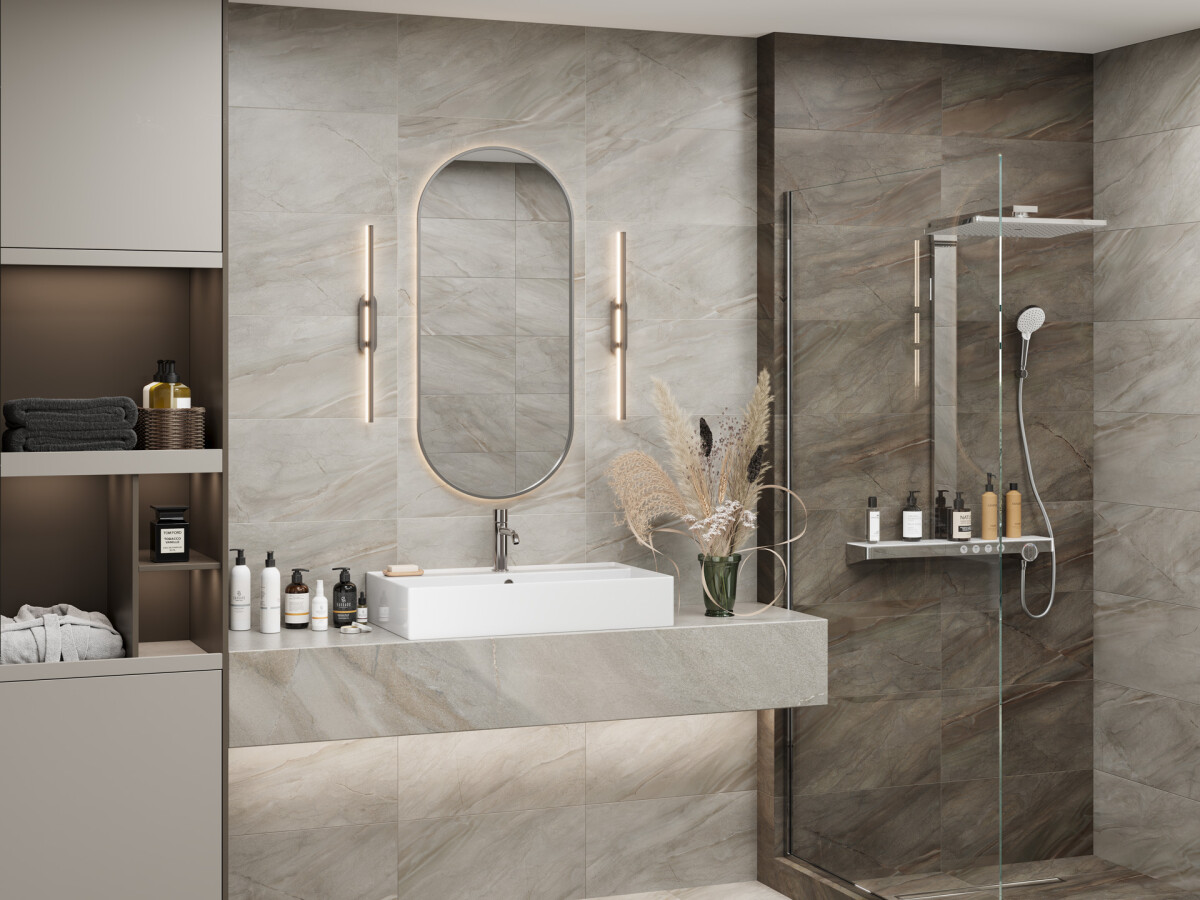 Delacora Nepal Light матовый карвинг Керамогранит 300 x 600 x 9.5 D30016M