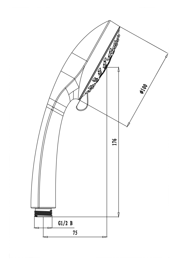 Lemark душевая лейка LM0125C