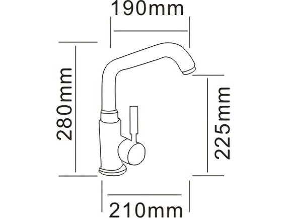 Rozzy Jenori Rainbow Z555-8M смеситель для кухни хром