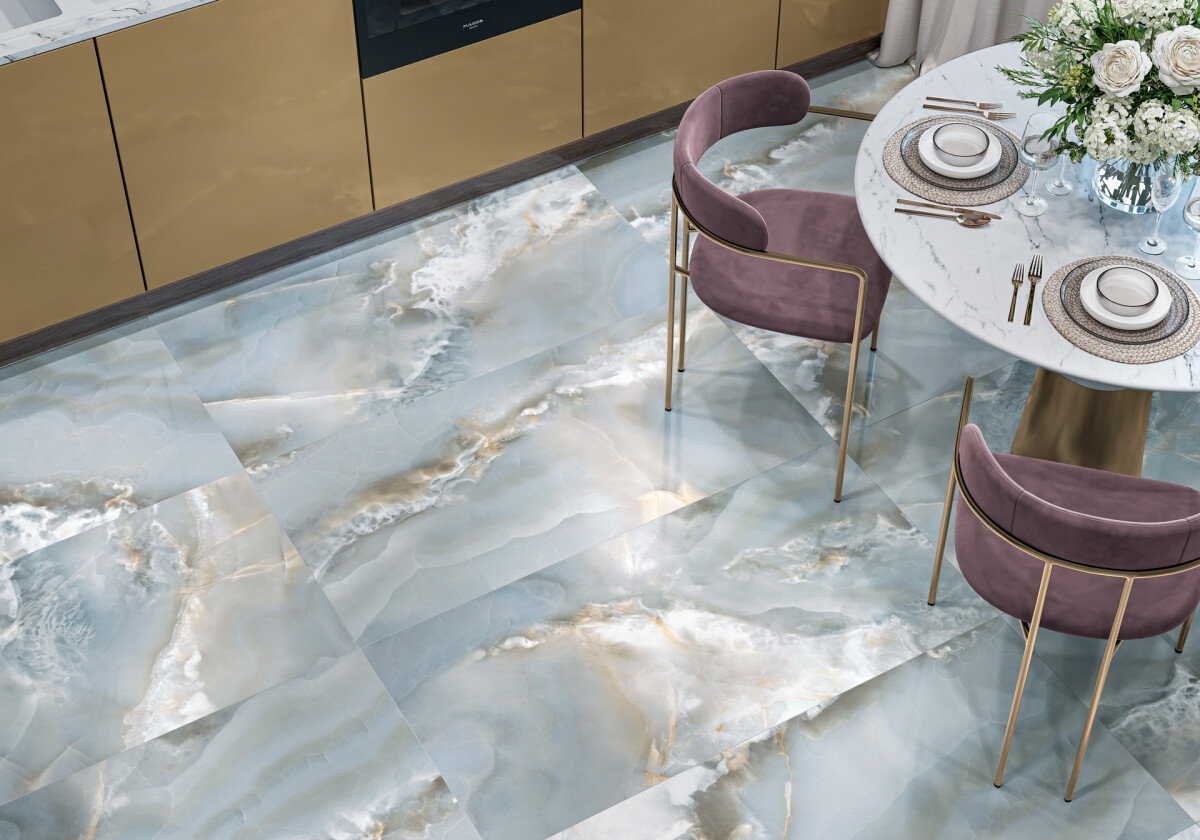 Керамогранит 60120MCA01P LCM Monaco Onyx Crema Полированный 600 x 1200 x 7 мм.