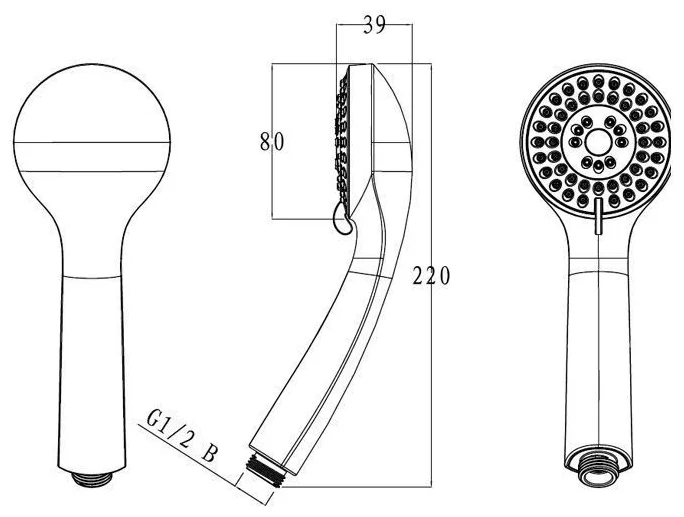 Bravat ручной душ P70137CP-RUS