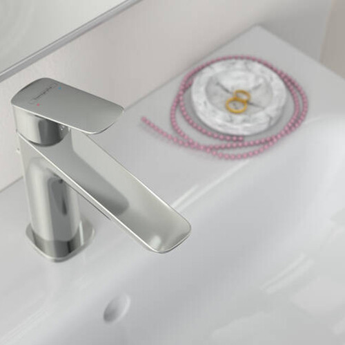 Hansgrohe Logis Смеситель для раковины 110 Fine без сливного гарнитура хром 71253000