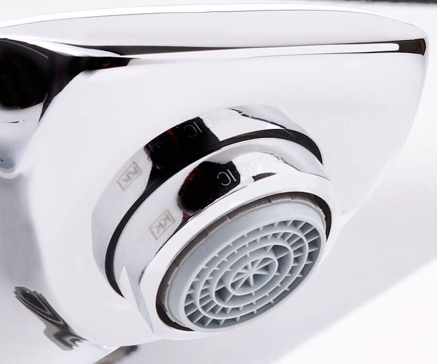 Hansgrohe Ecostat Select 13141400 смеситель для ванны белый/хром