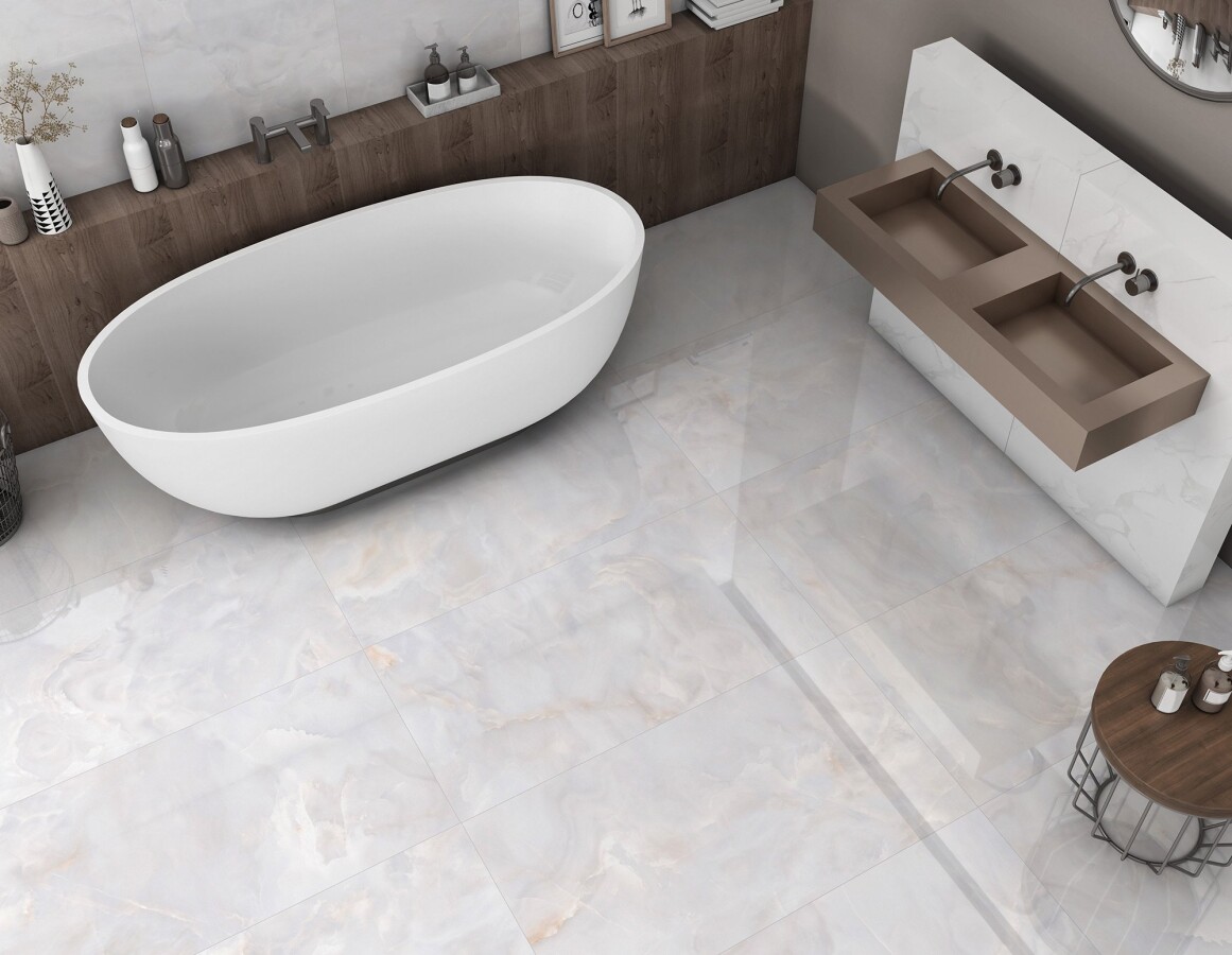 GT120604403PR Керамогранит Onyx_GT Бел. 60x120 полир. Slim_ 160,48
