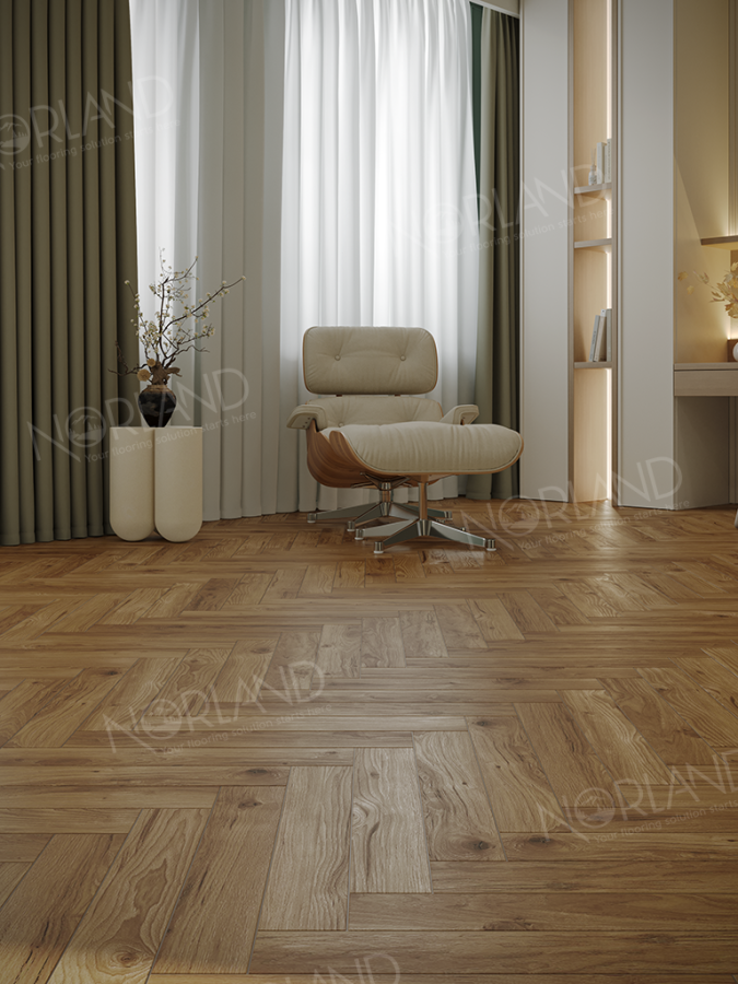 Ламинат Alpine Floor Norland Herringbone Elegant LF303-18 Дуб Корсика 600х100х8 mm