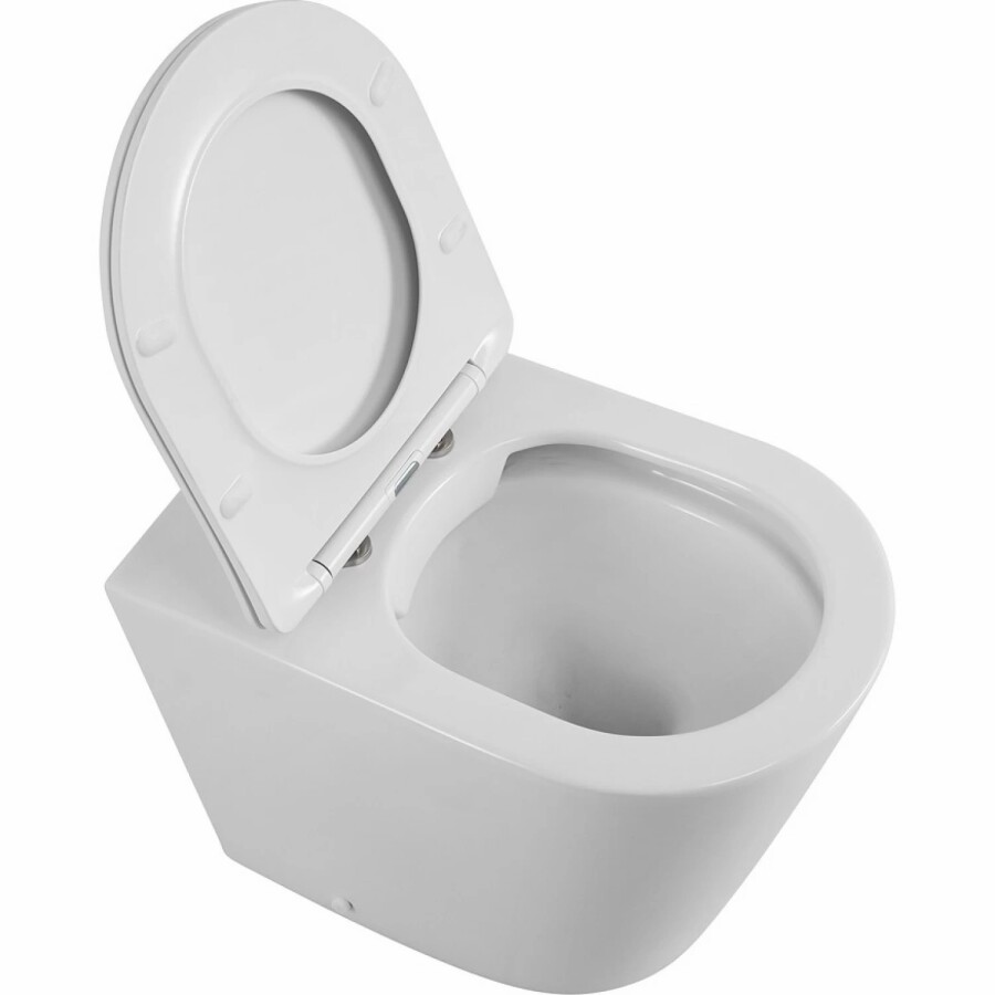 Унитаз приставной BelBagno FLAY-R BB1003CBR/SC