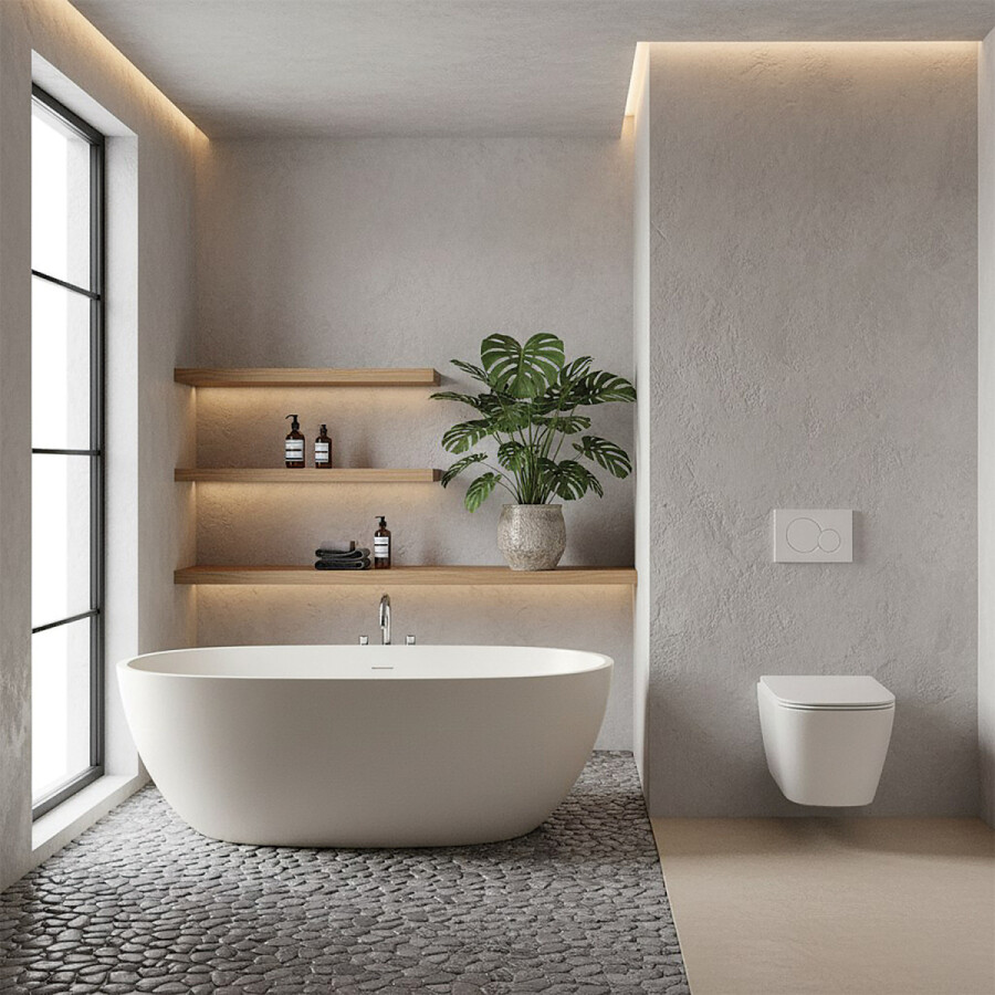 Унитаз подвесной Azario AIRA 340х485х365 безободковый, система смыва "Скрытое Торнадо", с быстросъемным сиденьем "Микролифт" AZ-5171T-WHT