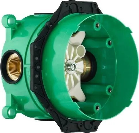 Hansgrohe 15757000S Set HG Ecostat S термостатический смеситель с запорным вентилем (15757000+01800180)