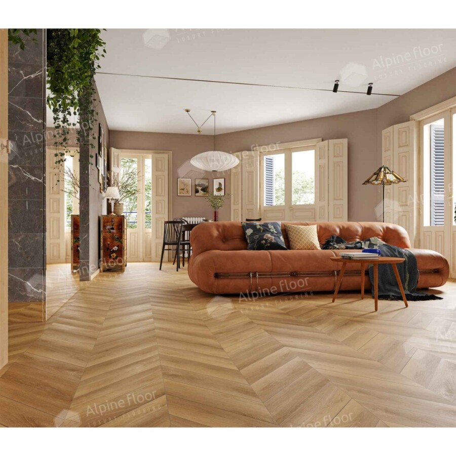 Alpine Floor Chevron Alpine SPC ламинат Баварский лес ЕСО 18-18 600х127х5 mm