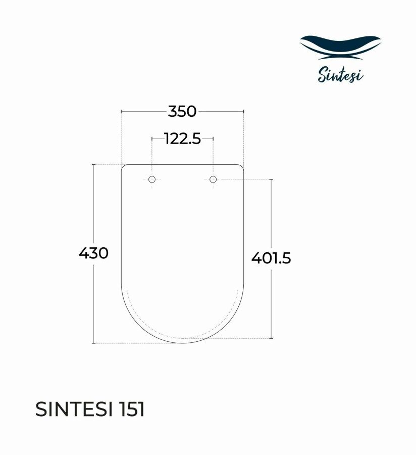 Крышка с сиденьем SIN-CT-151 дюропласт, микролифт для унитазов SIN-TS-EVI-151, SIN-TS-SLR-181, SIN-TS-DNT-191