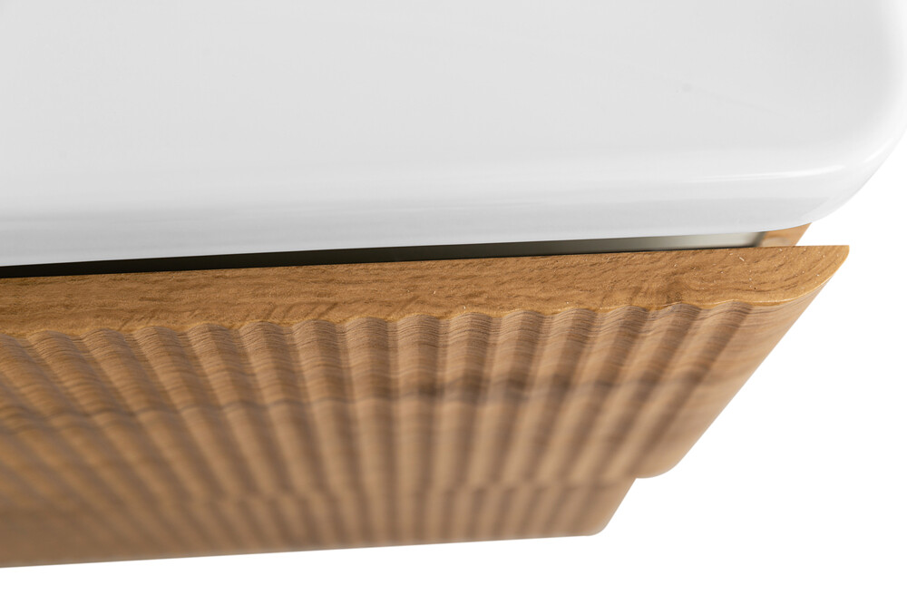 Подвесная тумба с раковиной Belbagno DUE 80 см Rovere Nature DUE-800-2C-SO-RN-P BB-8076-3-80