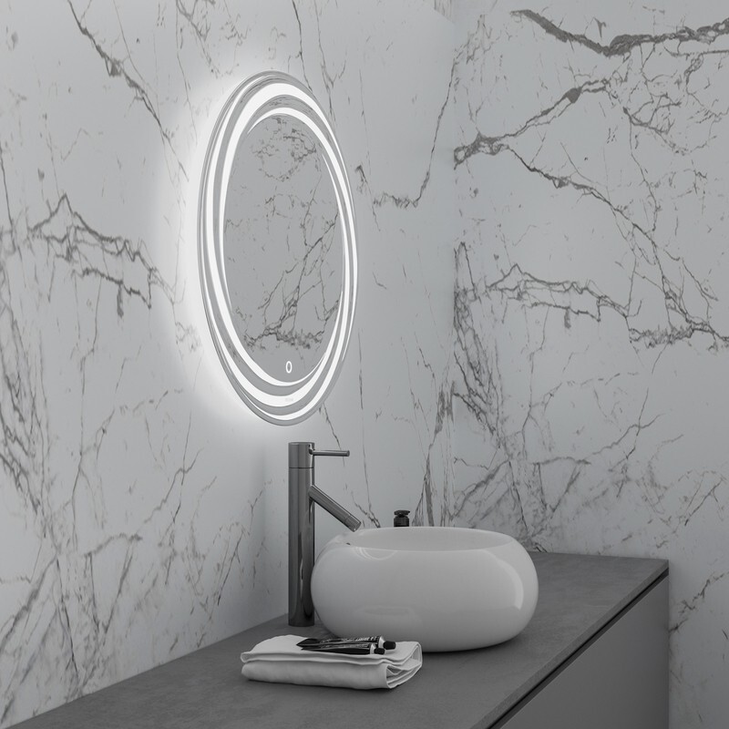 Зеркало Grossman ARMA D800 (800*800*45) LED с сенсорным выключателем 158080