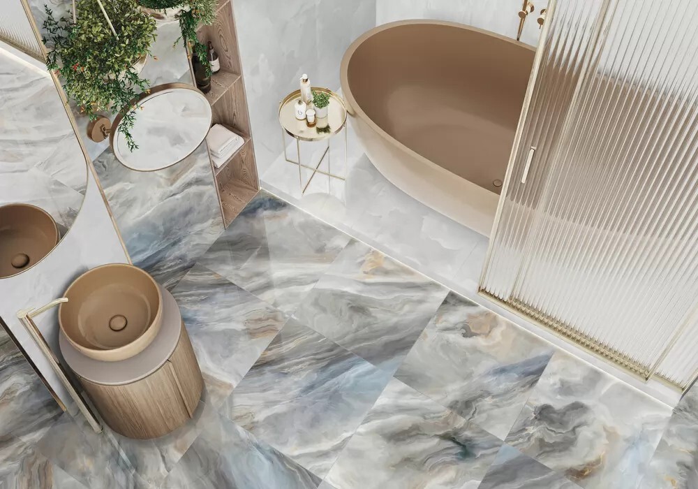 Керамогранит 60120ILN18HG LCM Illusion Smoky Суперполированный 600 x 1200 x 7 мм.