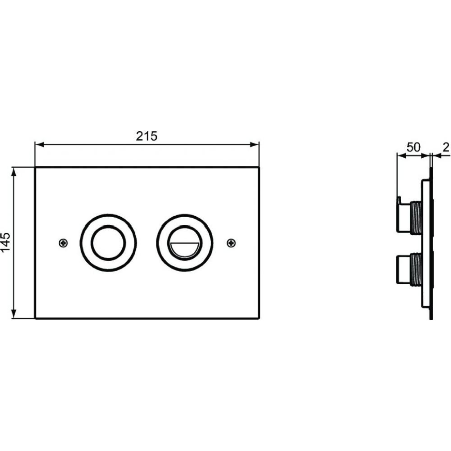 Ideal Standard антивандальная панель смыва R0188MY