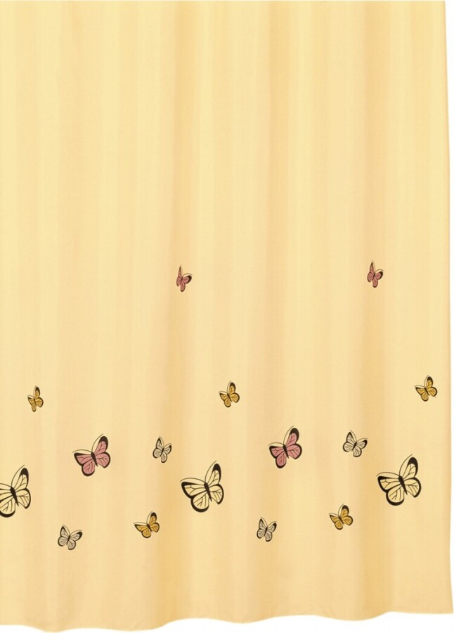 Iddis Yellow Butterfly SCID033P 200*200 штора для ванной